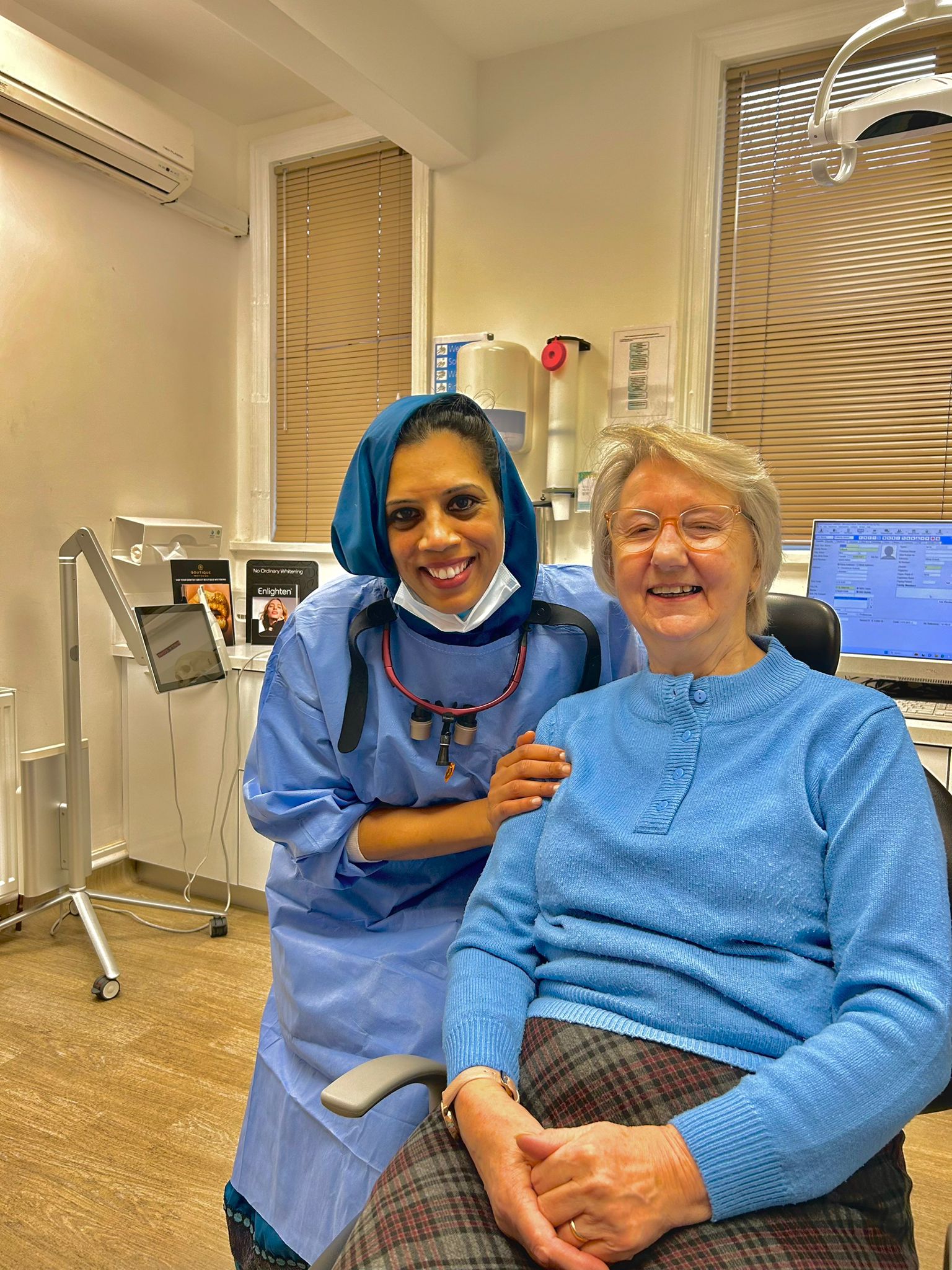 Emergency dentist Leicester — patient receiving same-day treatment at Winchester Avenue Dental Surgery