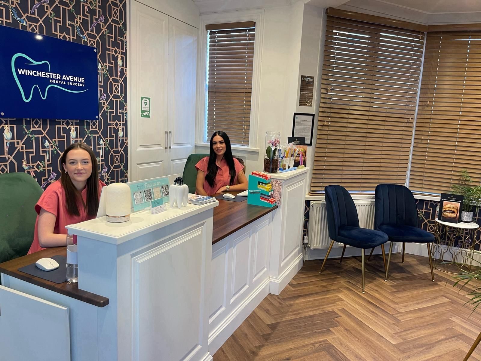 winchester ave dentist reception staff