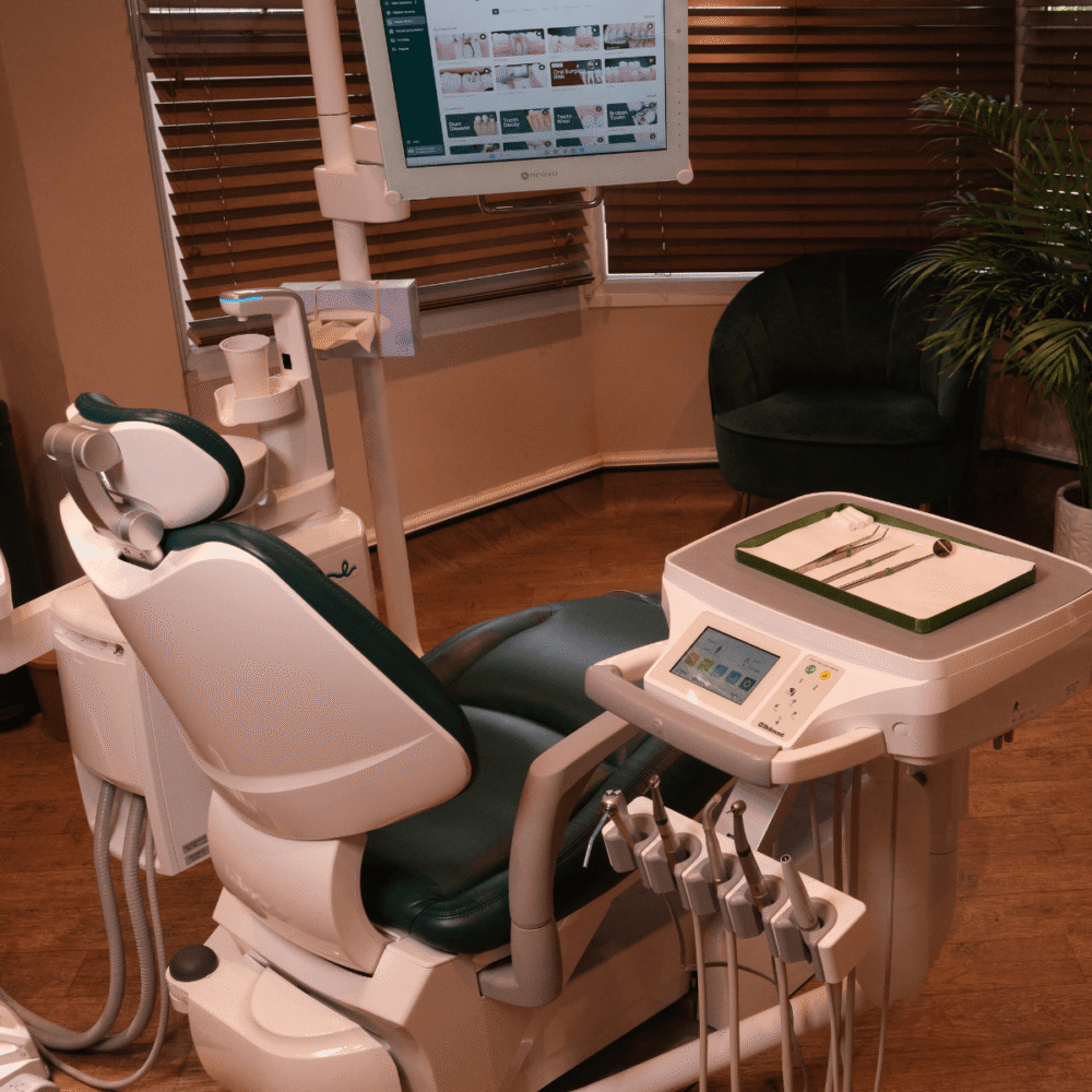 dental surgery in Leicester - room 1 - photo with the dental chair